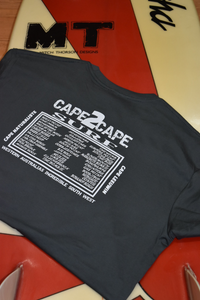 girls cape 2 cape t-shirt charcoal